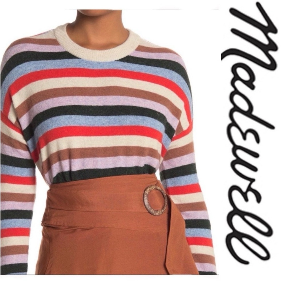 Madewell Striped James Alpaca Sz. XS Sweater